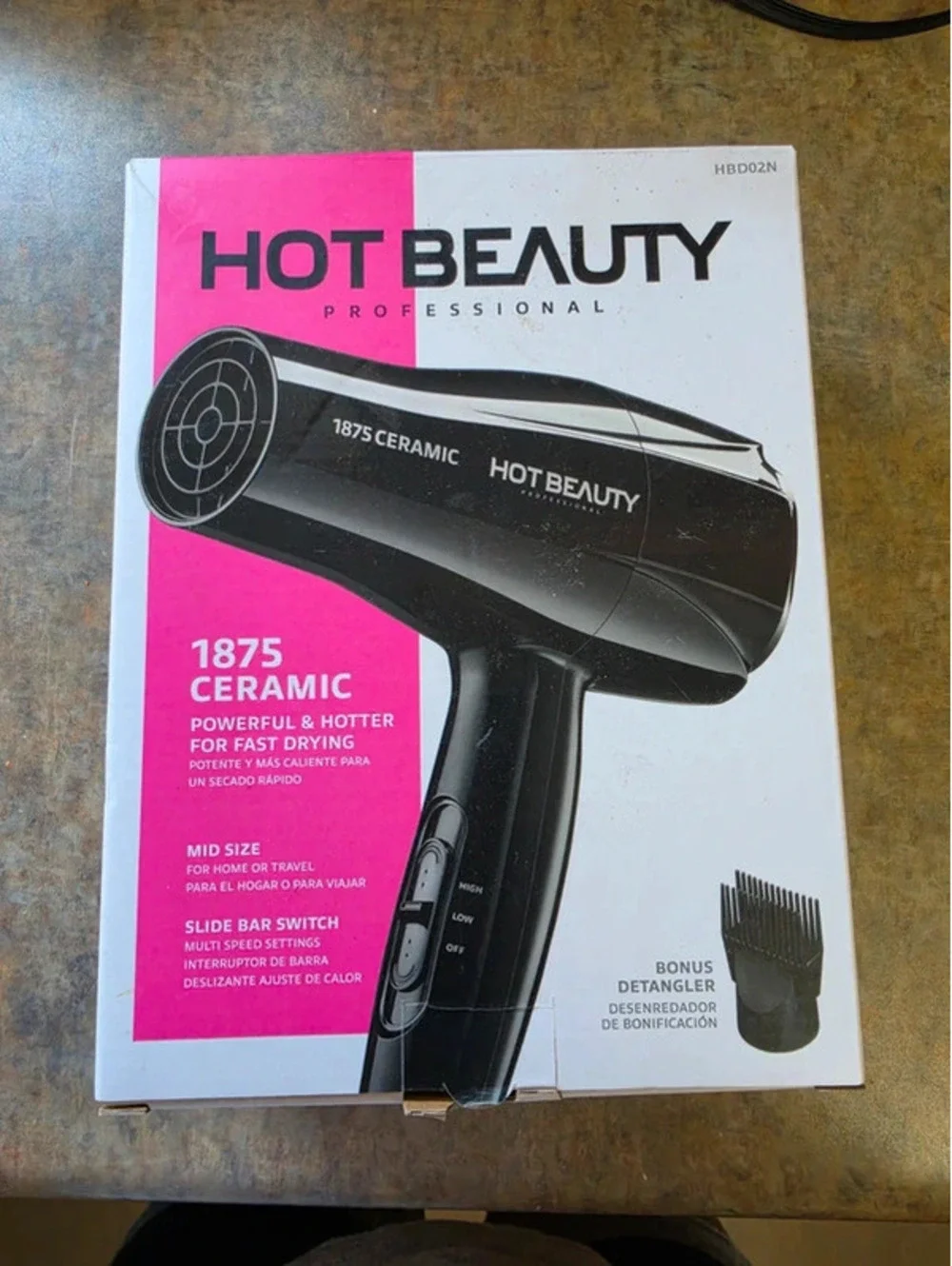 Hot Beauty Professional 1875 Watt Ceramic Styling Dryer